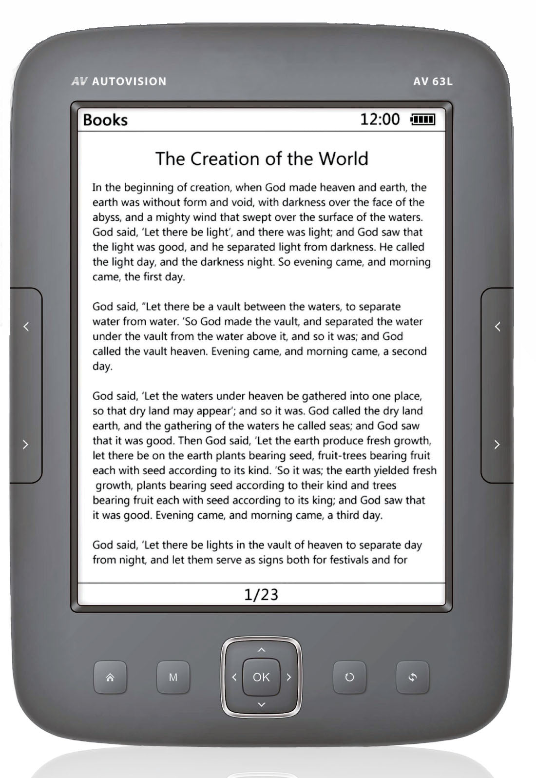AV 63L E-Reader