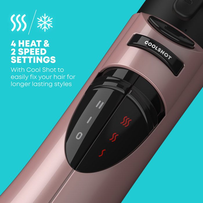 2e Kans PROGLOSS AIRSTYLE 5 IN 1 DR-1200/DR-1150 / Roze /Zwart