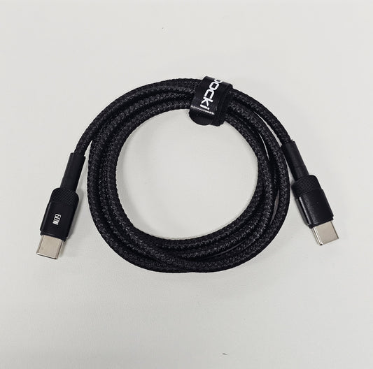 USB C>C Oplaad / Data kabel 1 Meter