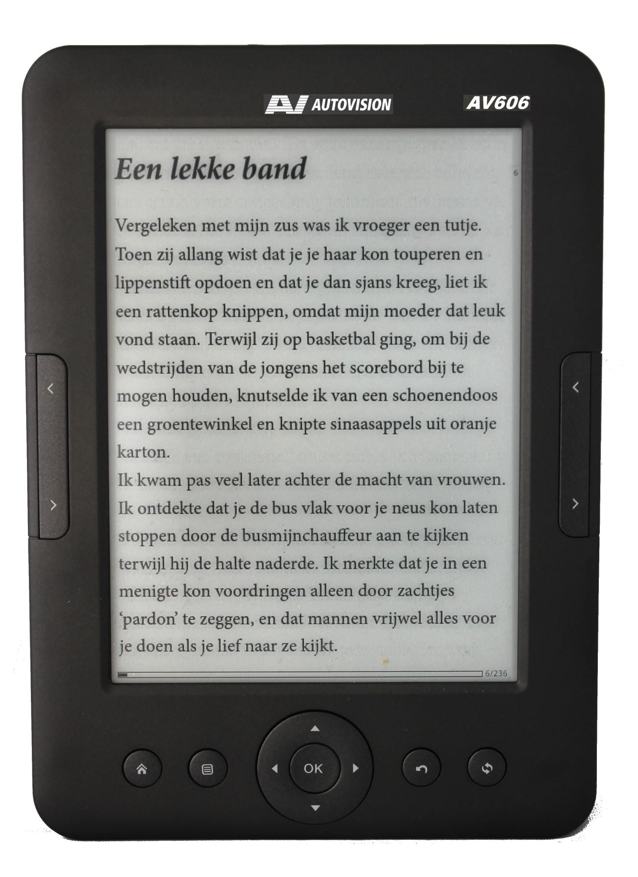 AV 606 E-Reader REMIS À NEUF ÉPUISÉ